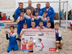 Premiérový turnaj přípravek E.ON Beach Junior Cup vyhrálo Táborsko